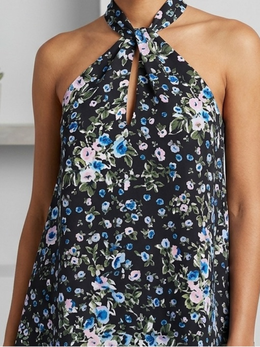 Zara Twist Neck Halter Top
